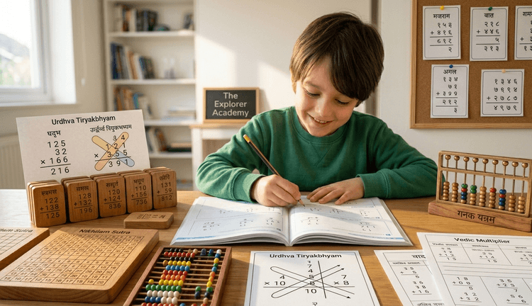 vedic maths classes for kids - The Explorer Academy