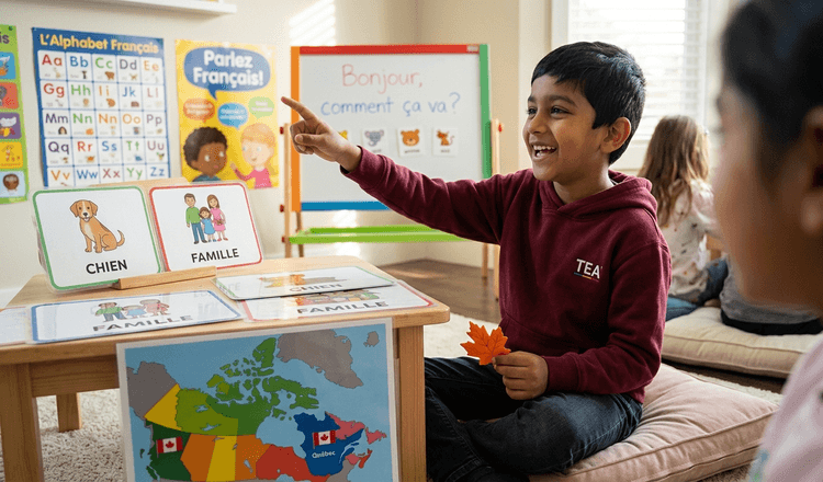 Learning French Language for Kids in Canada